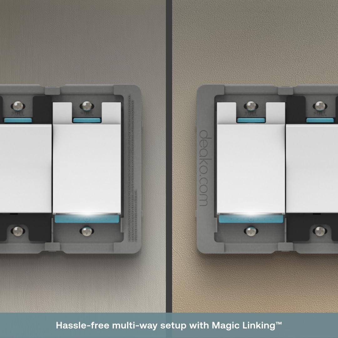 Indicator mode on Deako Gen 2 shows current status in ambient light