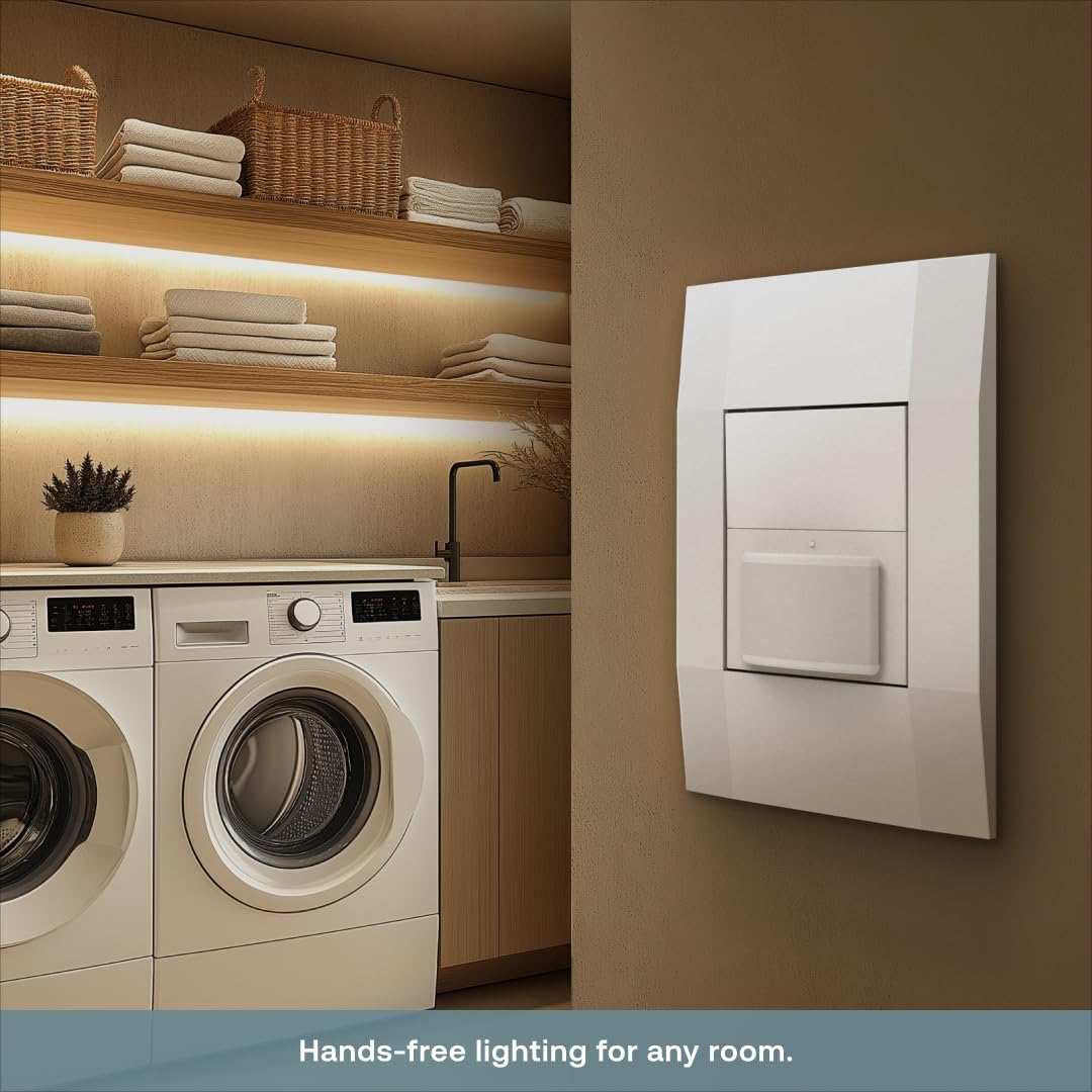Deako vacancy mode toggle illustrates manual-on with auto-off after no motion.