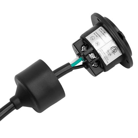 DEALTUS NEMA 5-15R outlet extension shown for safe connections outdoors.