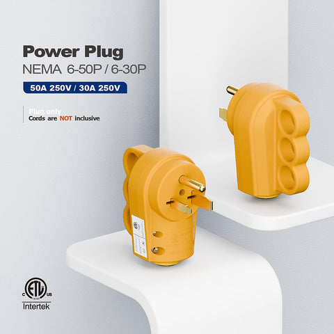Dealtus NEMA 6-30R socket compatible with 6 AWG/8 AWG cables