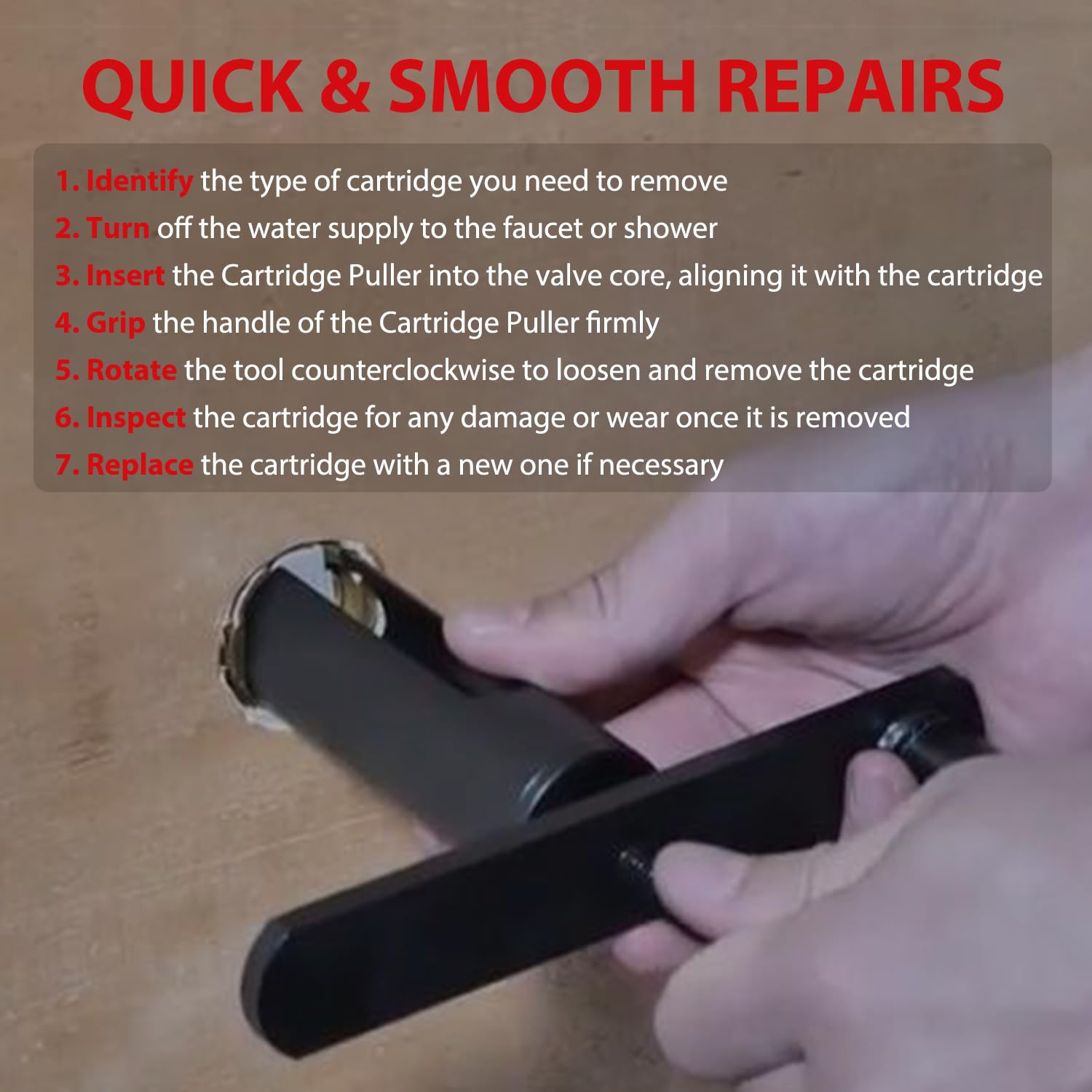 DearChan 999150 Posi-Temp 1200 cartridge fit supports quick service calls.