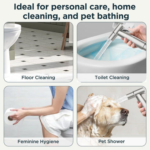 DearOcean wall mount bracket enables tidy storage and accessible use in shared bathrooms