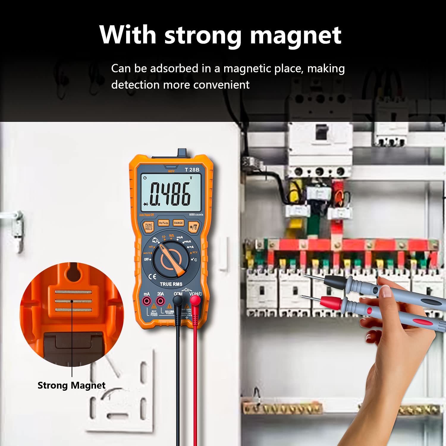 DEASOMIYE Dual fuse protection helps keep tests safe