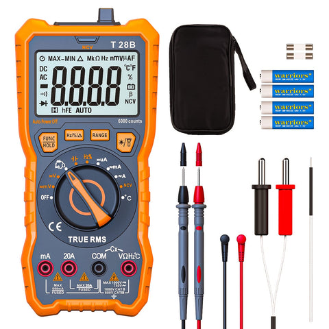 DEASOMIYE True RMS DMM front panel display for precise readings