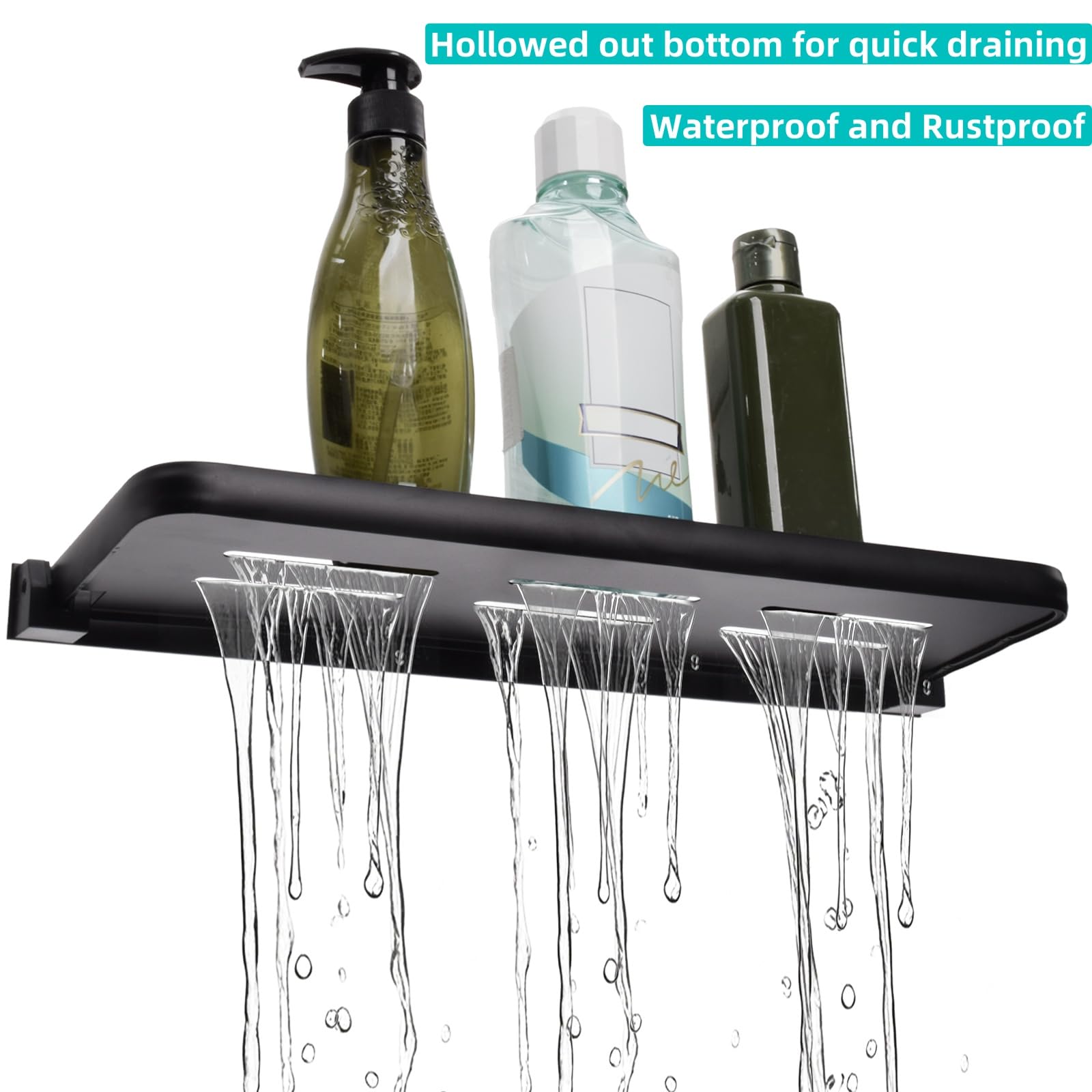 DEAYOU space-saving kitchen shelf holds condiments and gadgets neatly.
