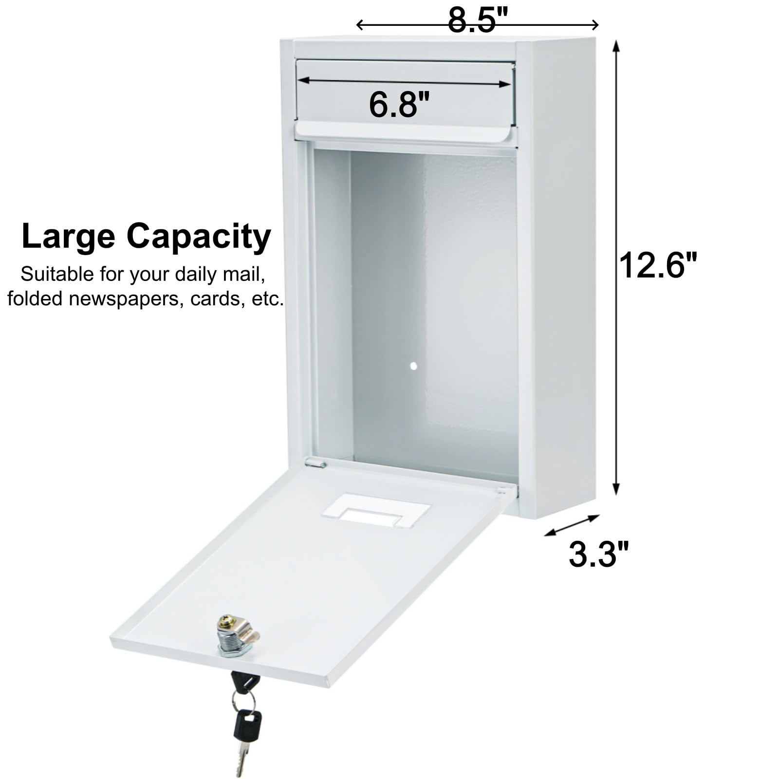 DEAYOU locking mechanism highlighting key security for letters and small parcels