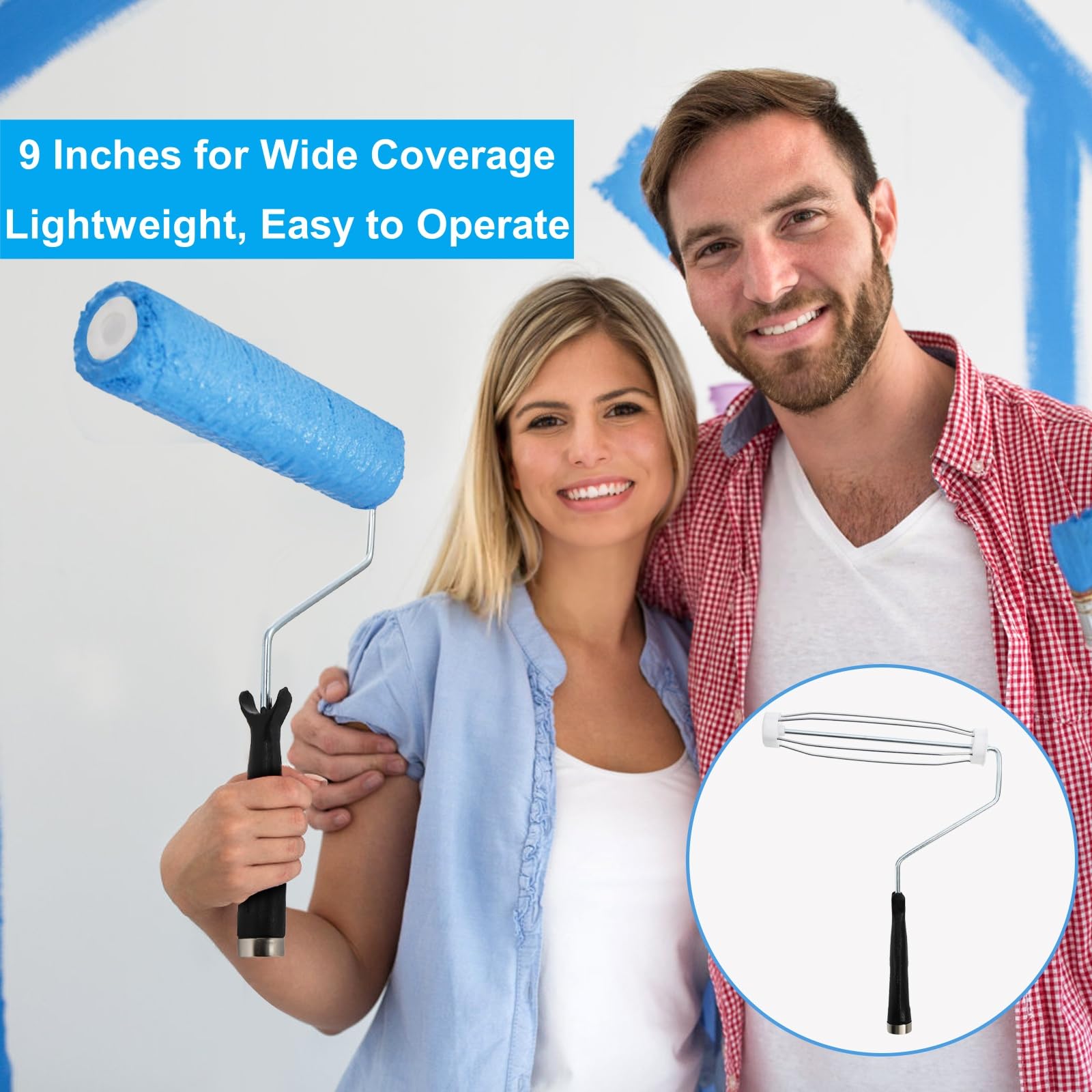 Lightweight handle and sturdy construction reduce fatigue during long painting sessions.