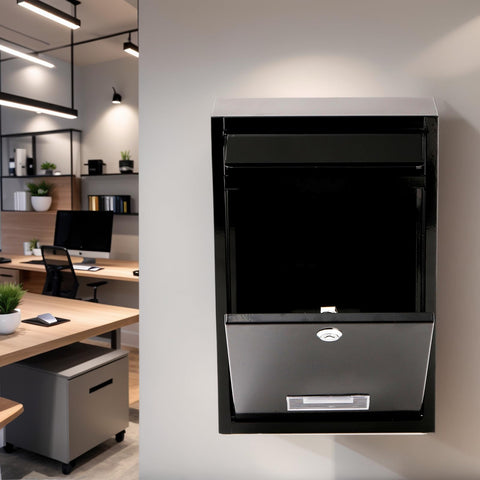 DEAYOU mailbox dimensions 12.6 by 8.5 by 3.3 inches for ample capacity
