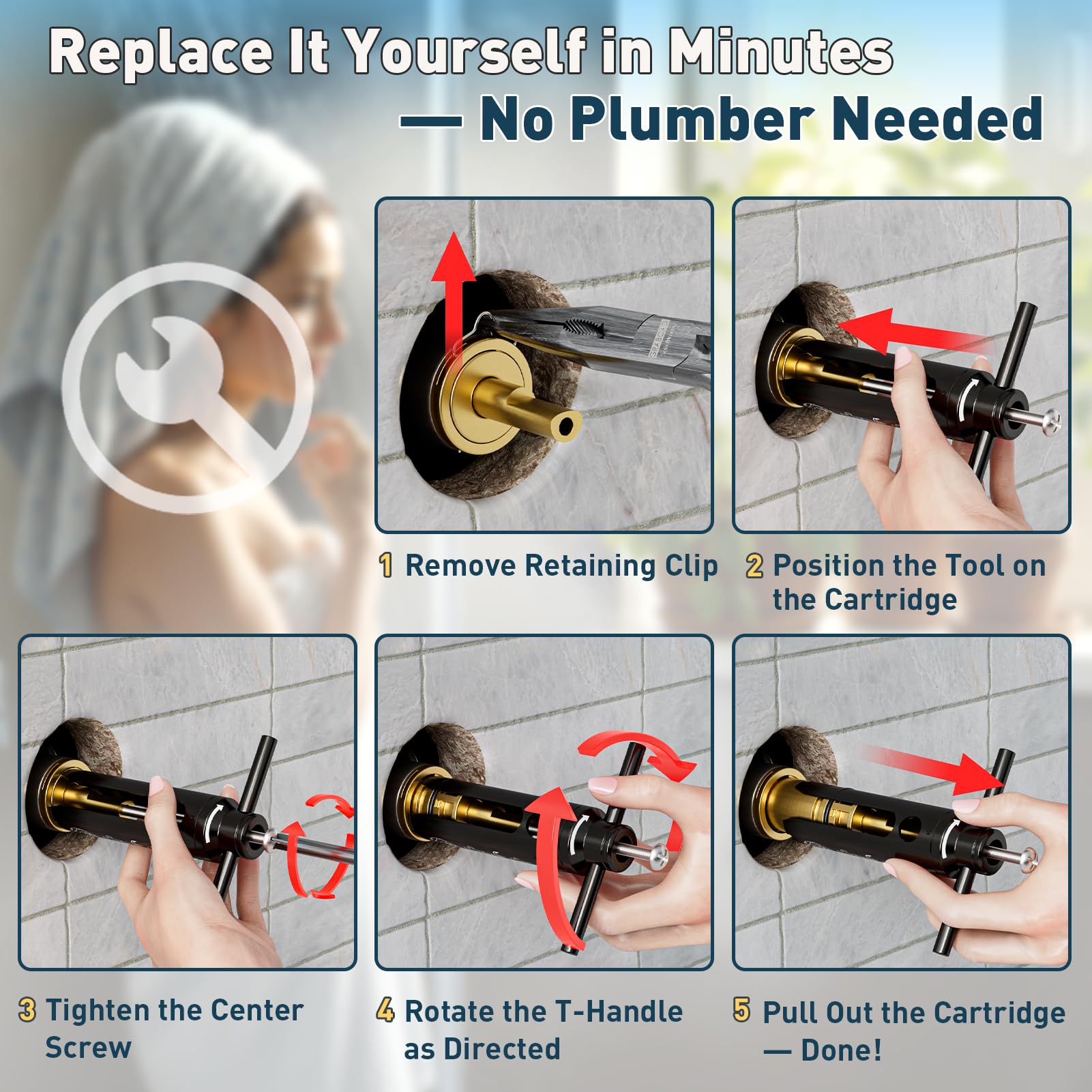 Compact, reusable tool ideal for quick home repairs.
