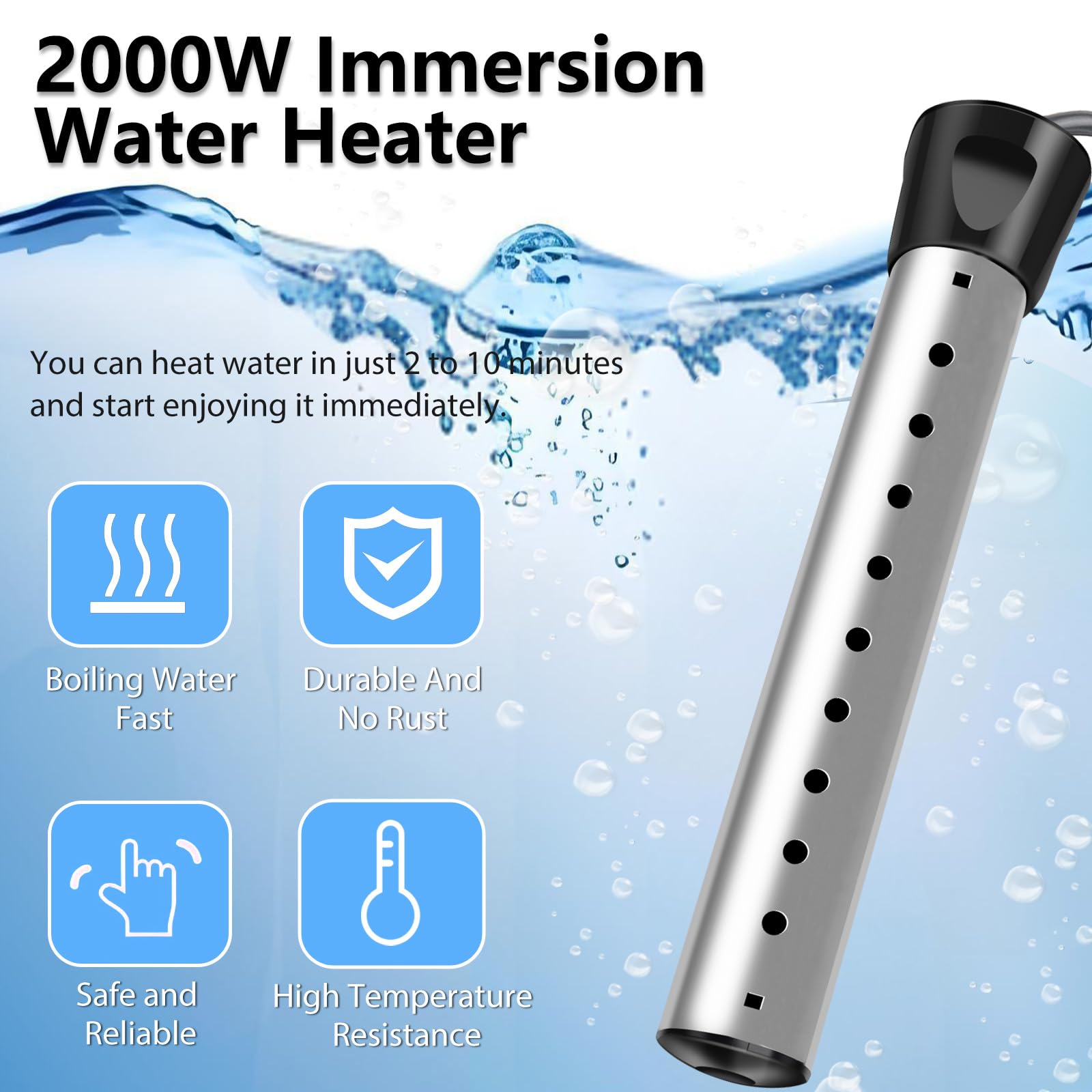 Debraltanner thermometer display showing real-time water temperature