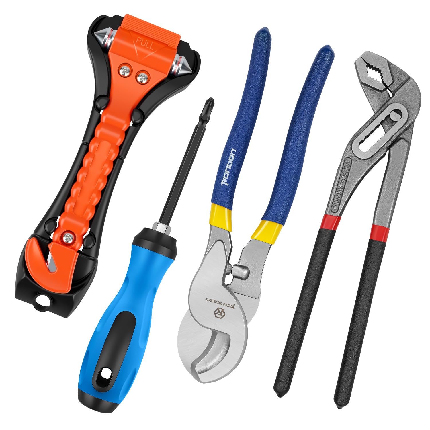 Debtrop 4Pack Firefighter Tools setup showing versatile emergency tools for home use.