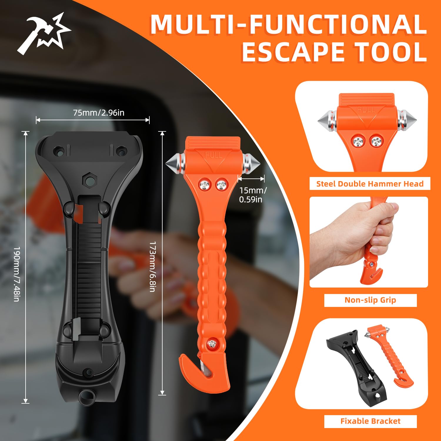 Debtrop pliers and adjustable wrench enabling secure grip on pipes and fittings.