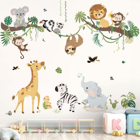 DecalMile Bright colourful nursery wall decals for cheerful spaces.