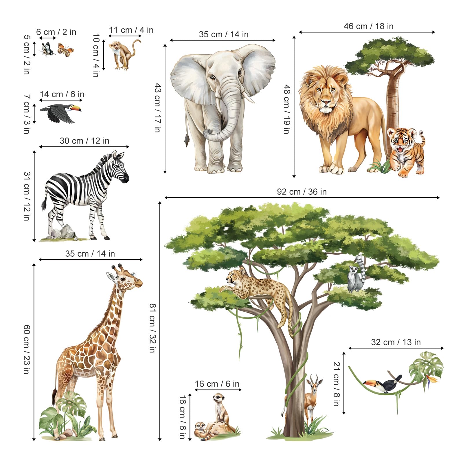DecalMile lion wall sticker sparks imaginative safari storytelling.