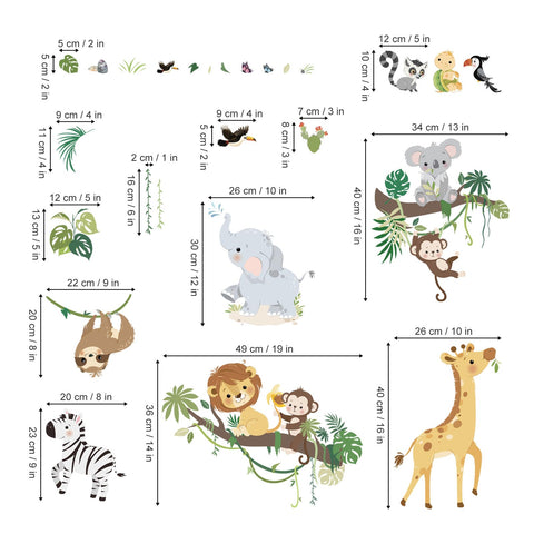 DecalMile Two-sheets with finished size 92x84 cm suitable for DIY layouts.