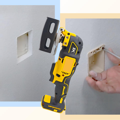 Embedded cutting minimizes vibration and debris for safer operation
