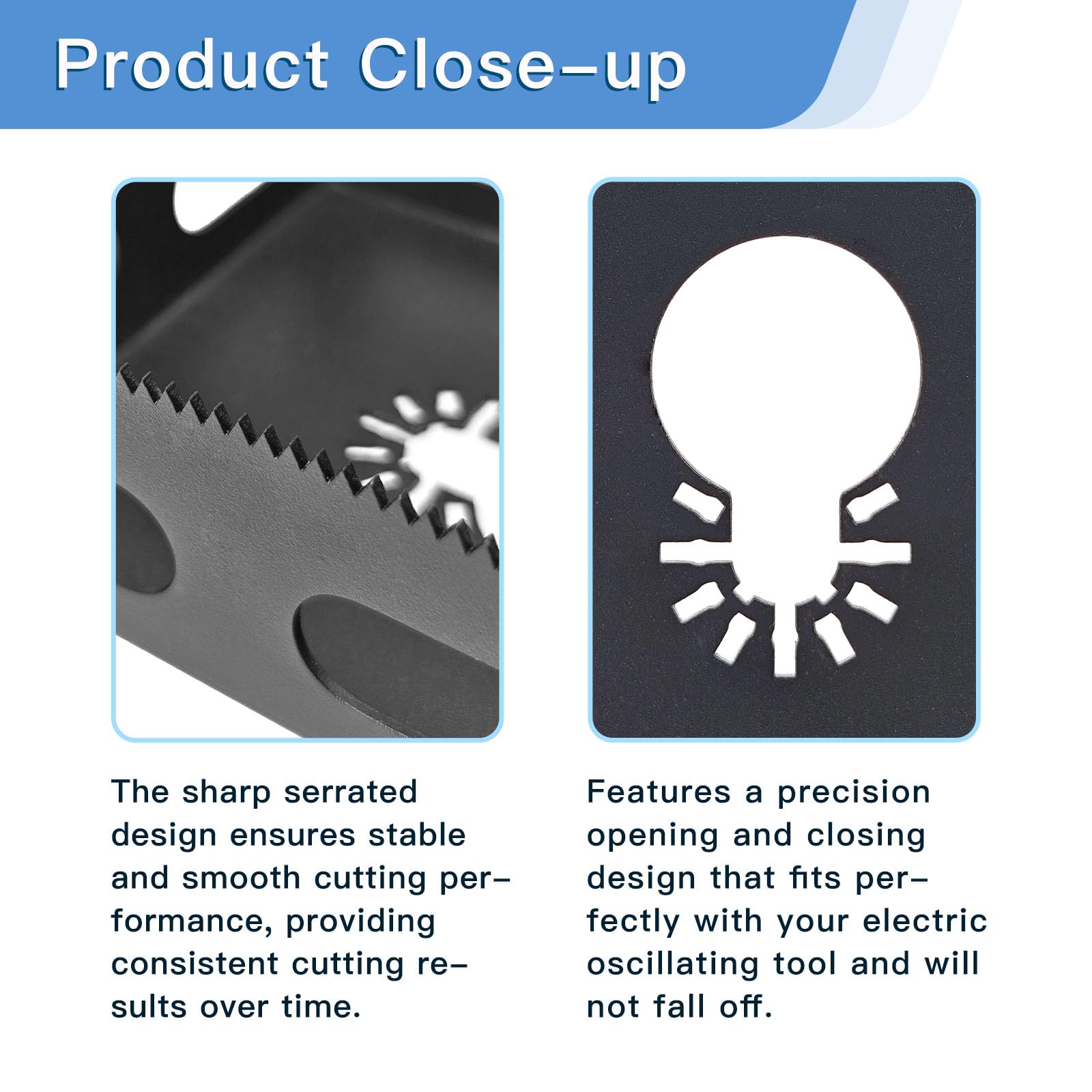Deceptia hardened steel blades ensure durable performance over time.