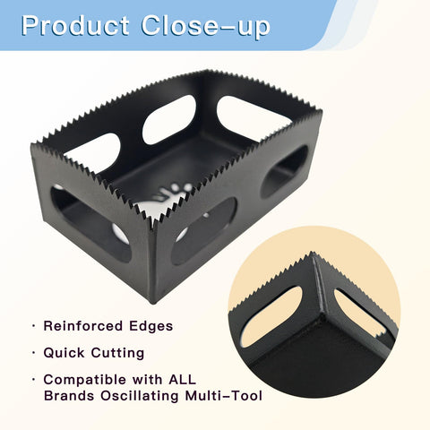 Dual blades design enabling simultaneous cuts and reduced vibration