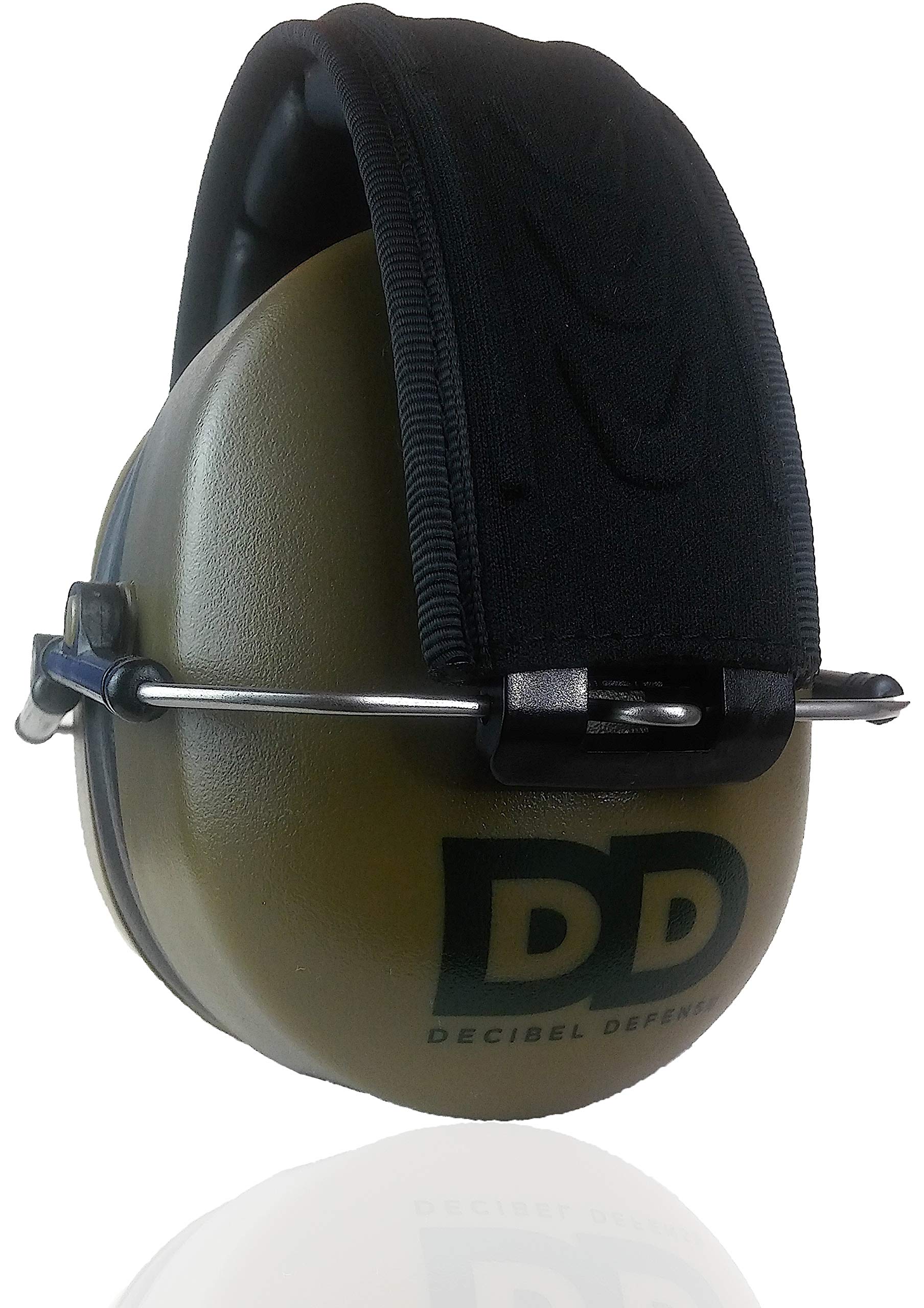 DECIBEL DEFENSE ear muffs shown as sensory headphones for focus or concentration.
