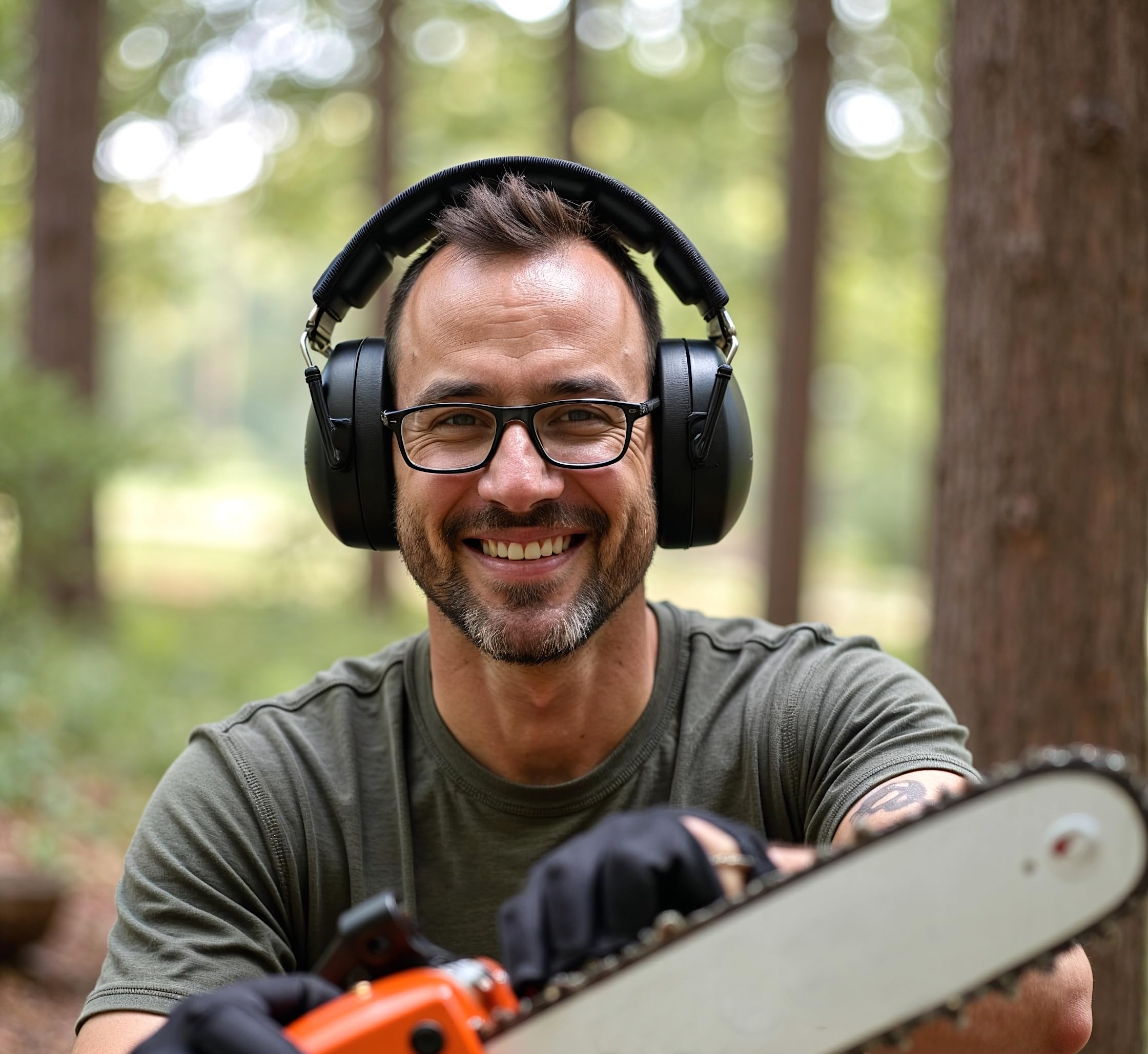Wide ear cups of DECIBEL DEFENSE muffs provide a secure seal and all-day comfort