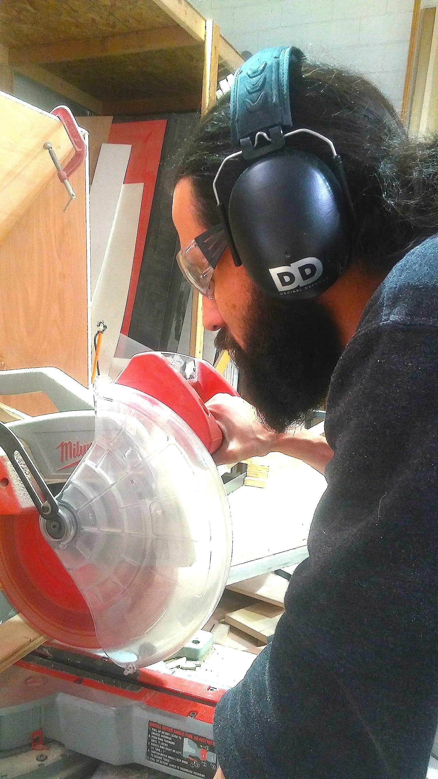 Shooting-range gear DECIBEL DEFENSE ear muffs deliver reliable hearing protection during drills.