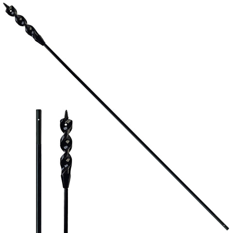 DECKRKAT 54-inch flexible installer drill bit with auger head for clean wire paths.