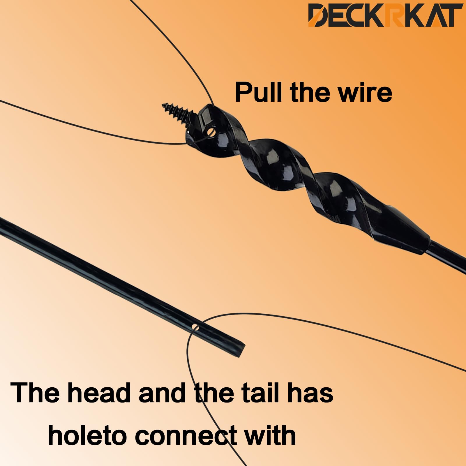 DECKRKAT ideal for drywall and outdoor wiring projects.