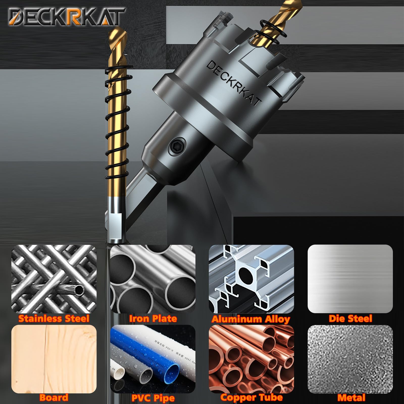DECKRKAT rust-resistant case keeps tools organized and protected.