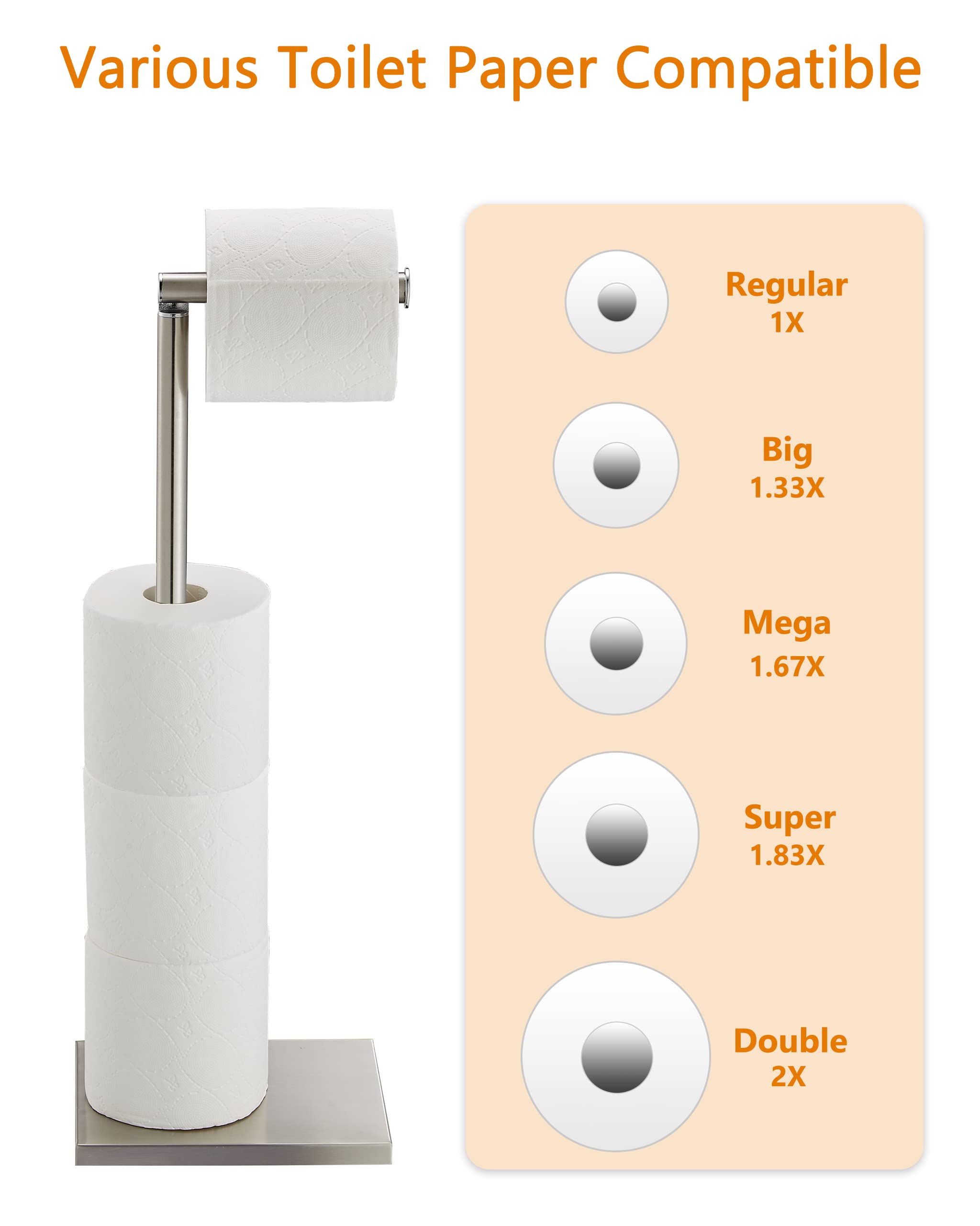 DECLUTTR stainless steel finish with durable construction for bathroom longevity.