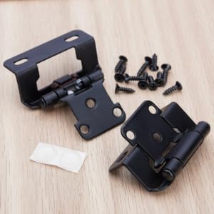 DecoBasics modern hinge finish elevates cabinets with a clean look.
