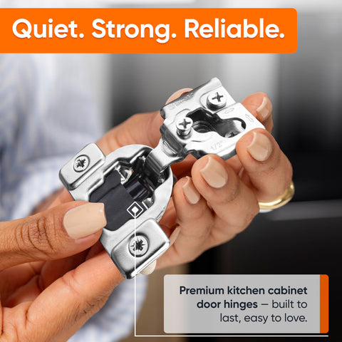 Decobasics 3-way adjustable hinges with easy alignment for flush doors