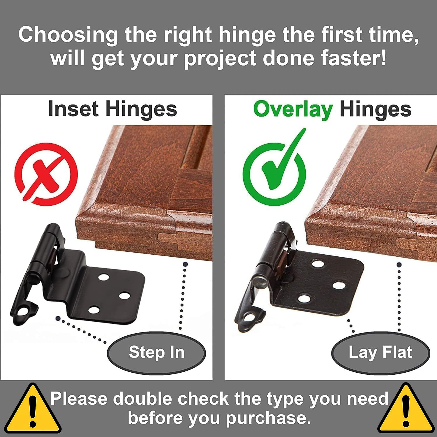 DecoBasics door bumpers closeup for quiet closures