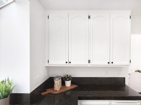 DecoBasics face-frame semi-concealed hinge blends for a clean cabinet profile
