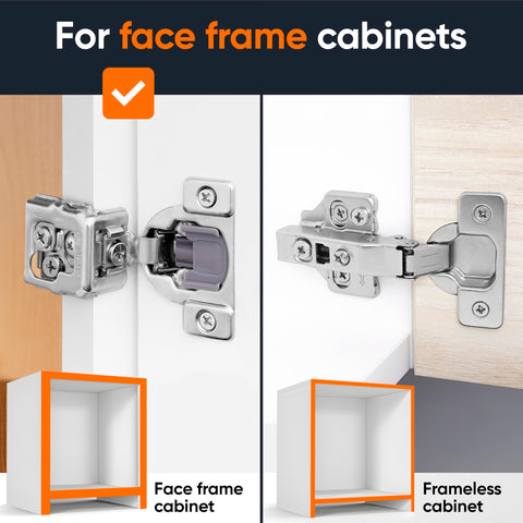 DecoBasics durable hinges support 50,000+ open-close cycles for daily use.