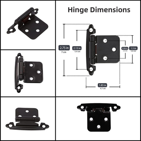 DecoBasics self-closing action demonstration on cabinet door