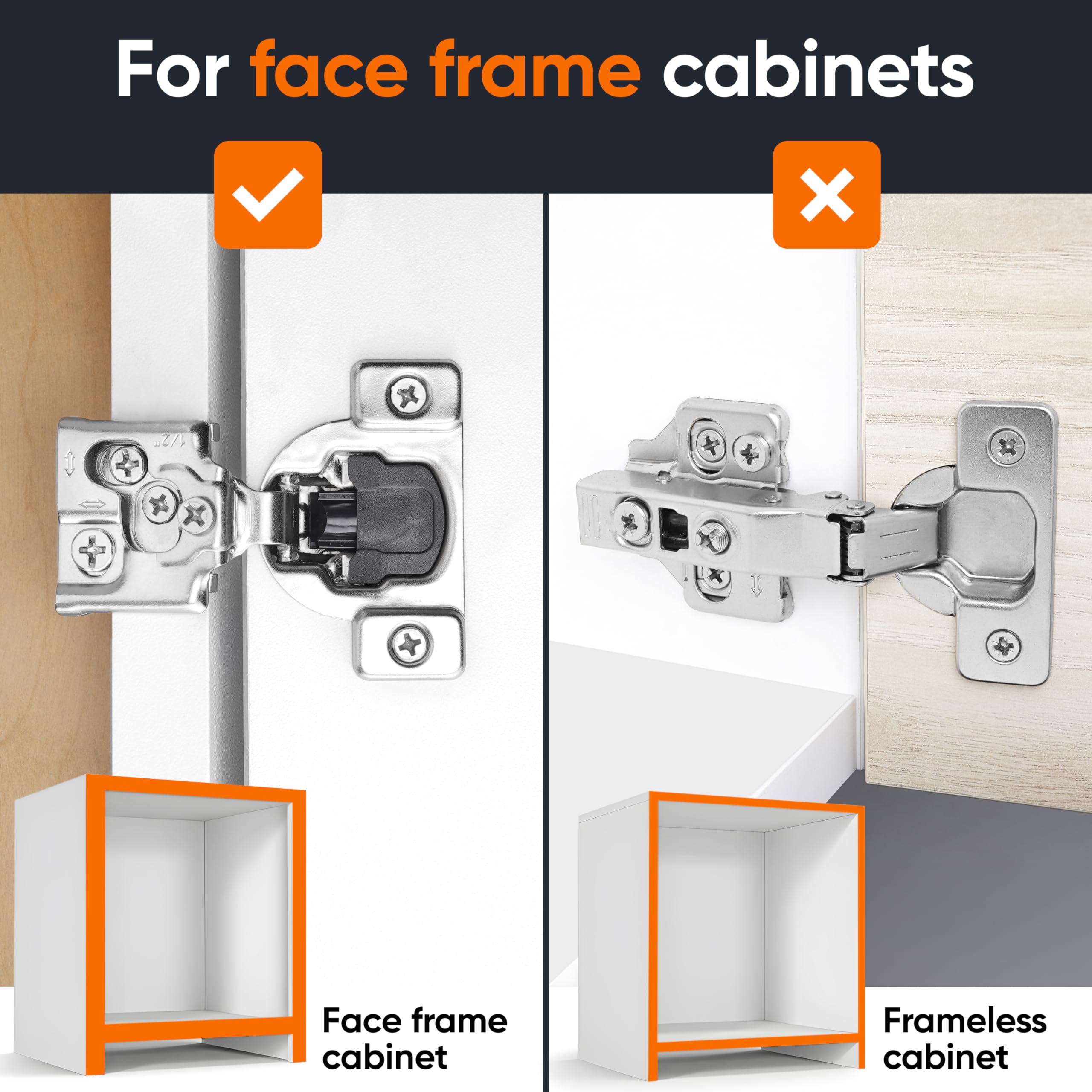 Decobasics stainless steel hinges durability and corrosion resistance