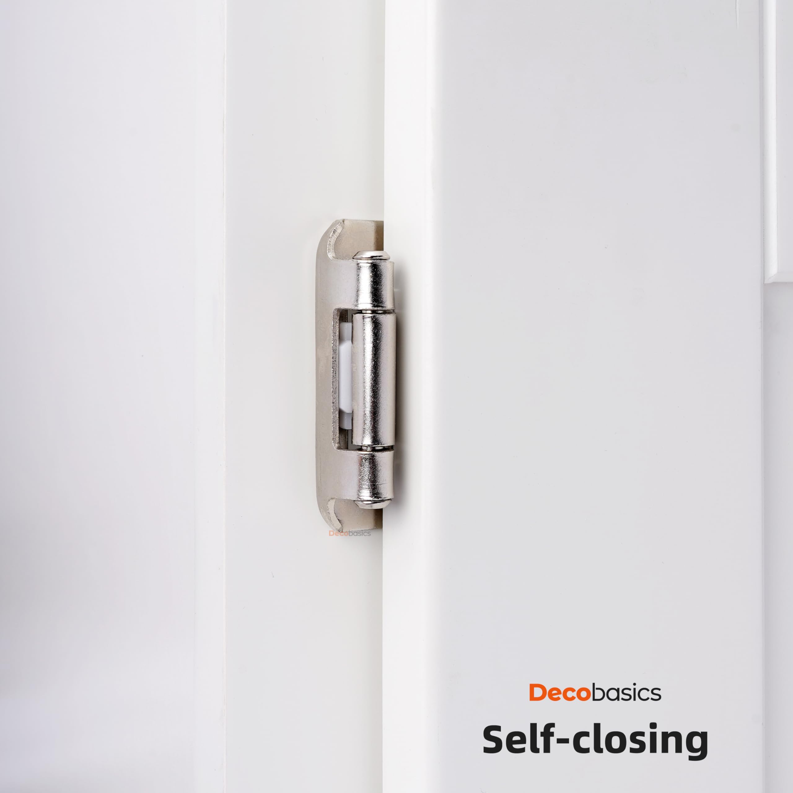 DecoBasics upgraded screws included simplify quick mounting of hinges.