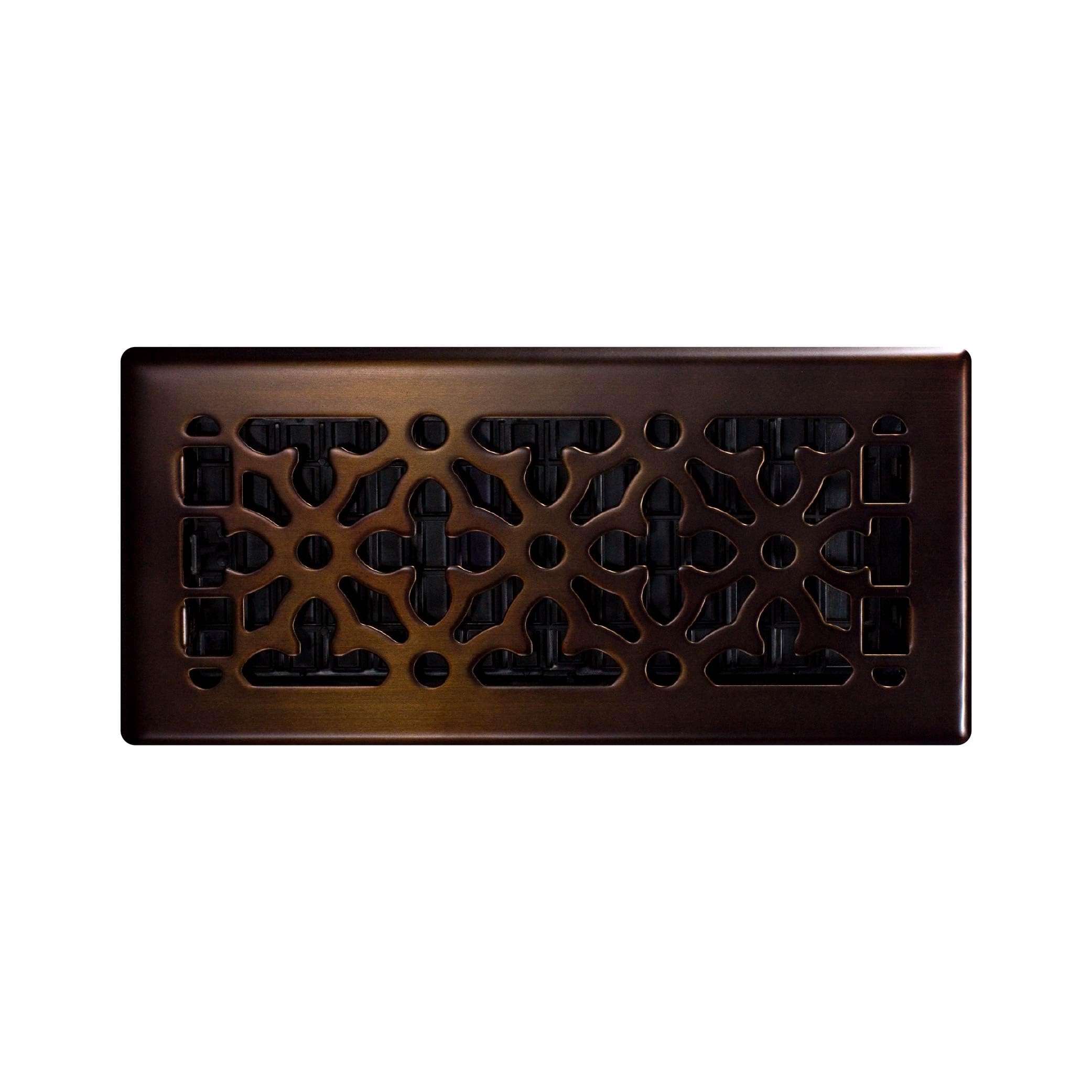 Decor Grates AGH410-RB recycled-polystyrene damper box resists rust and seizure