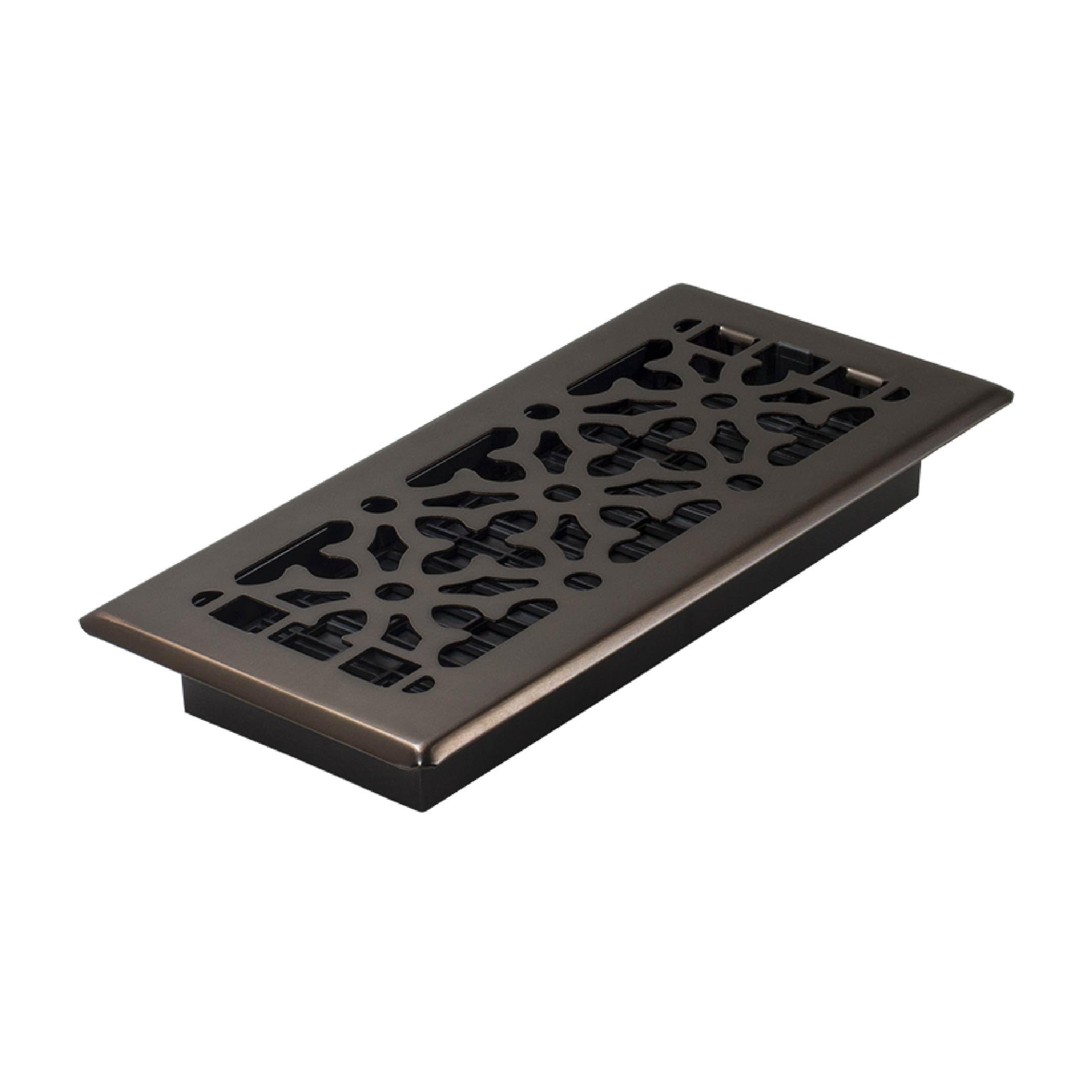 Decor Grates AGH410-RB rubbed-bronze-finish detail complements traditional interiors