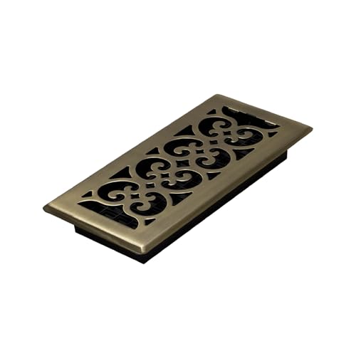 Decor Grates SPH410-A side profile with scroll design adds elegance.