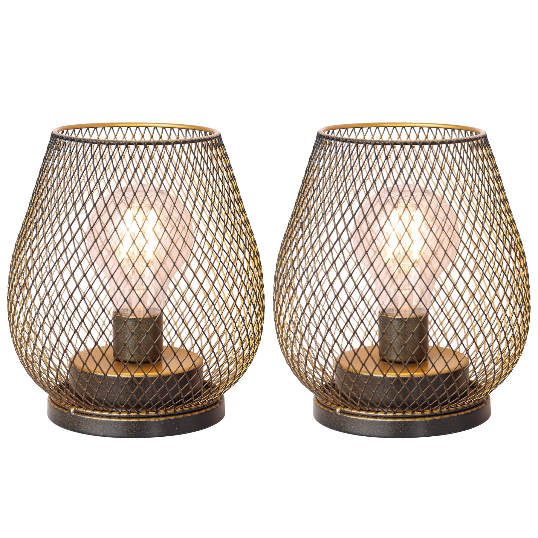 decorkey battery lantern with golden cage creates warm indoor and outdoor ambiance.
