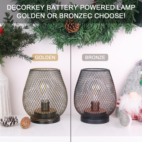 decorkey durable battery-operated lantern with safe wiring for peace of mind.
