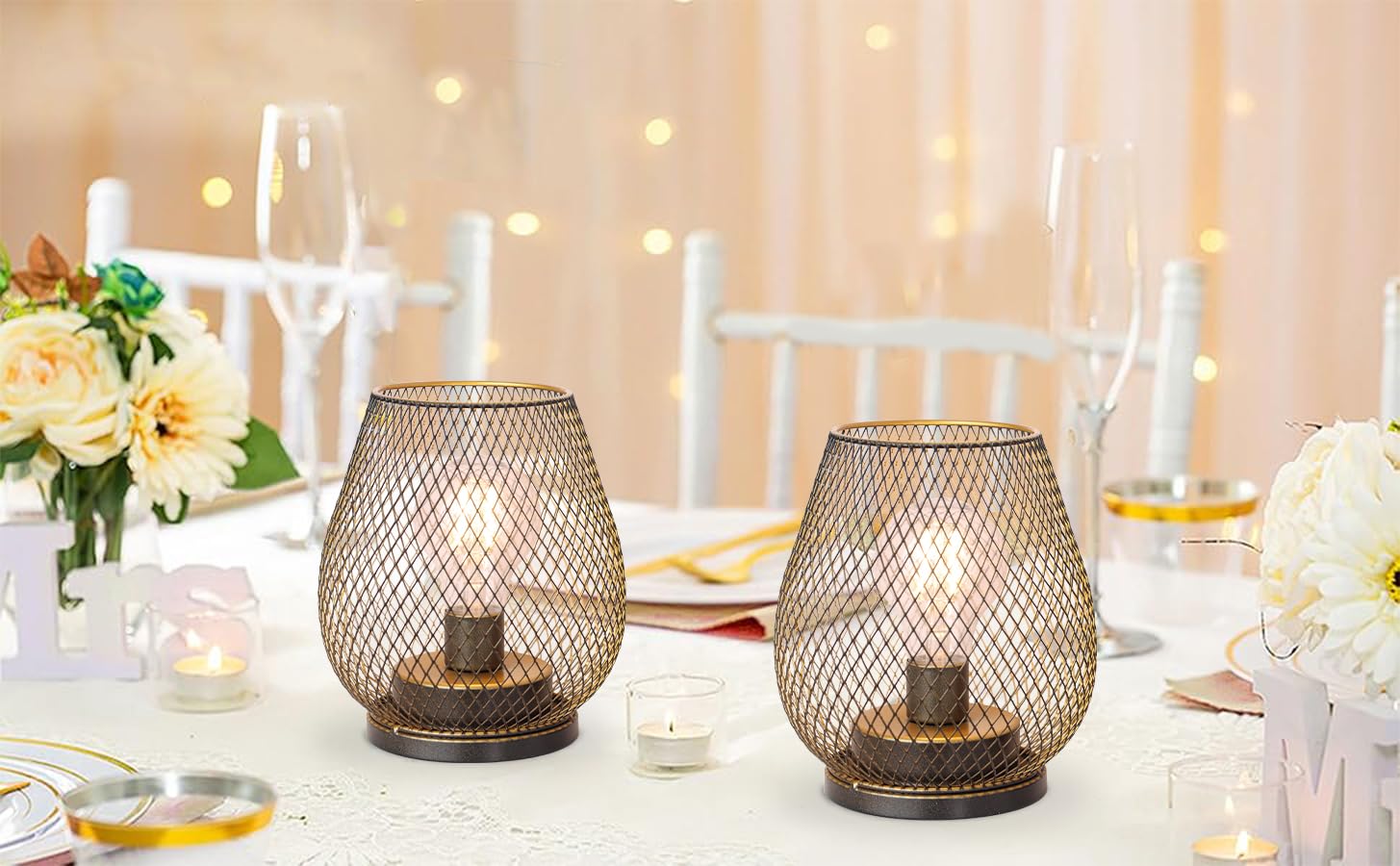 decorkey portable lantern lights pathways and steps for outdoor gatherings.