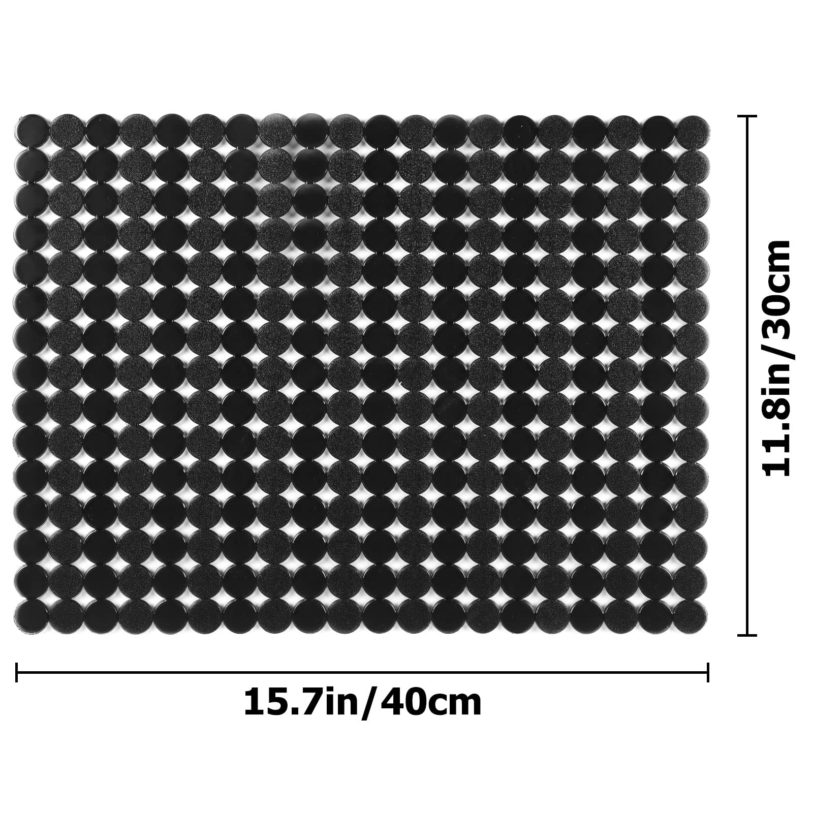 Decostatue dish drying mat fast-draining design speeds air flow after washing.