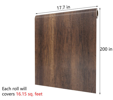 Decotalk wood wallpaper updates accent walls or fireplace areas.