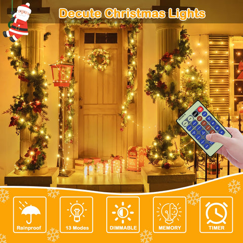 Decute remote control allows dimming and mode changes from across the room