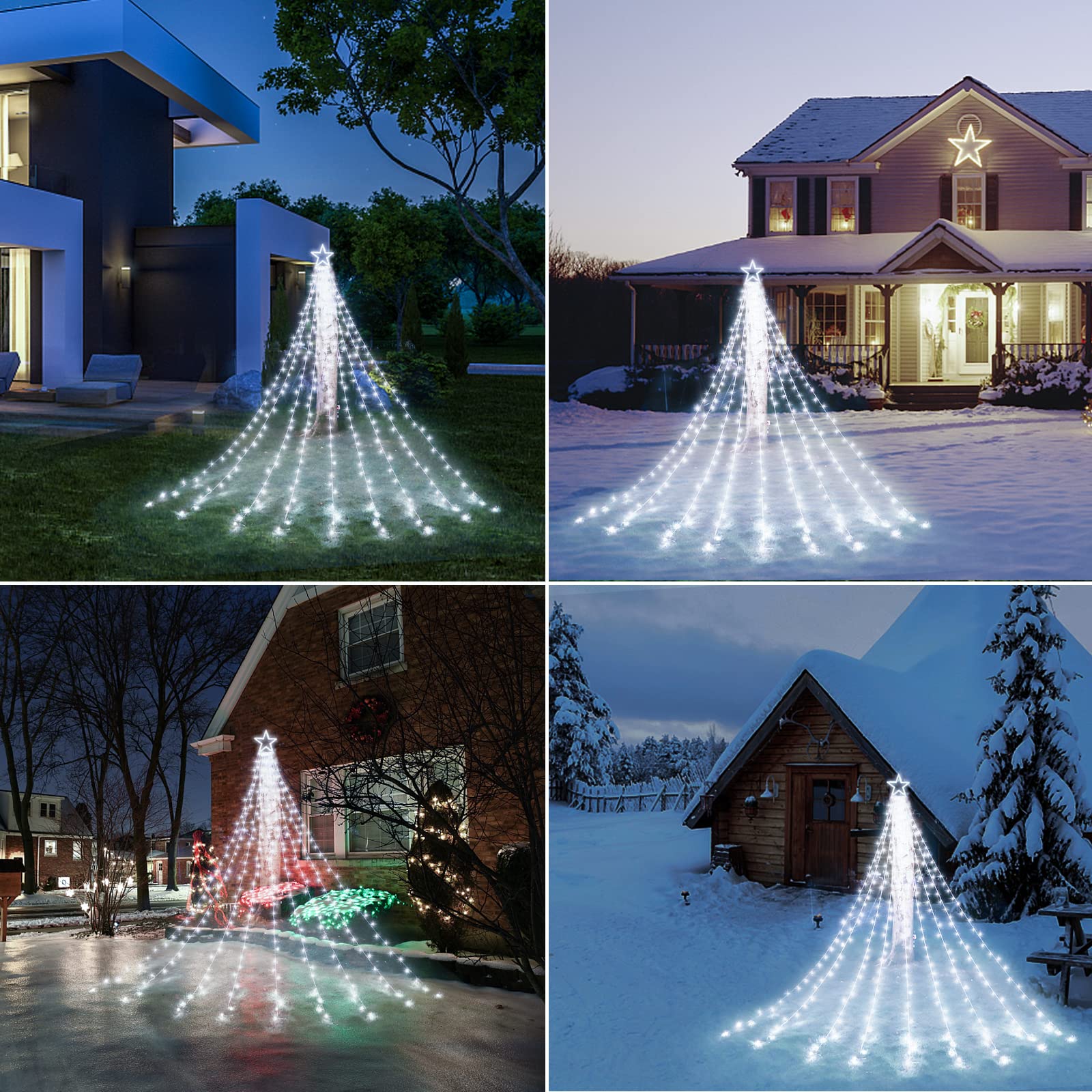 Decute remote-control star lights offer easy mode selection