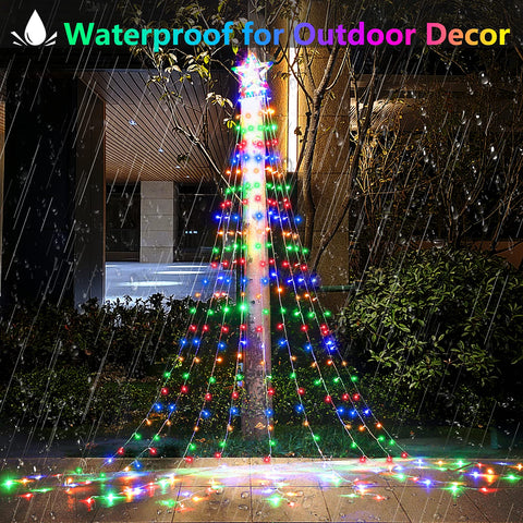 Decute yard decor star lights illuminate any garden party