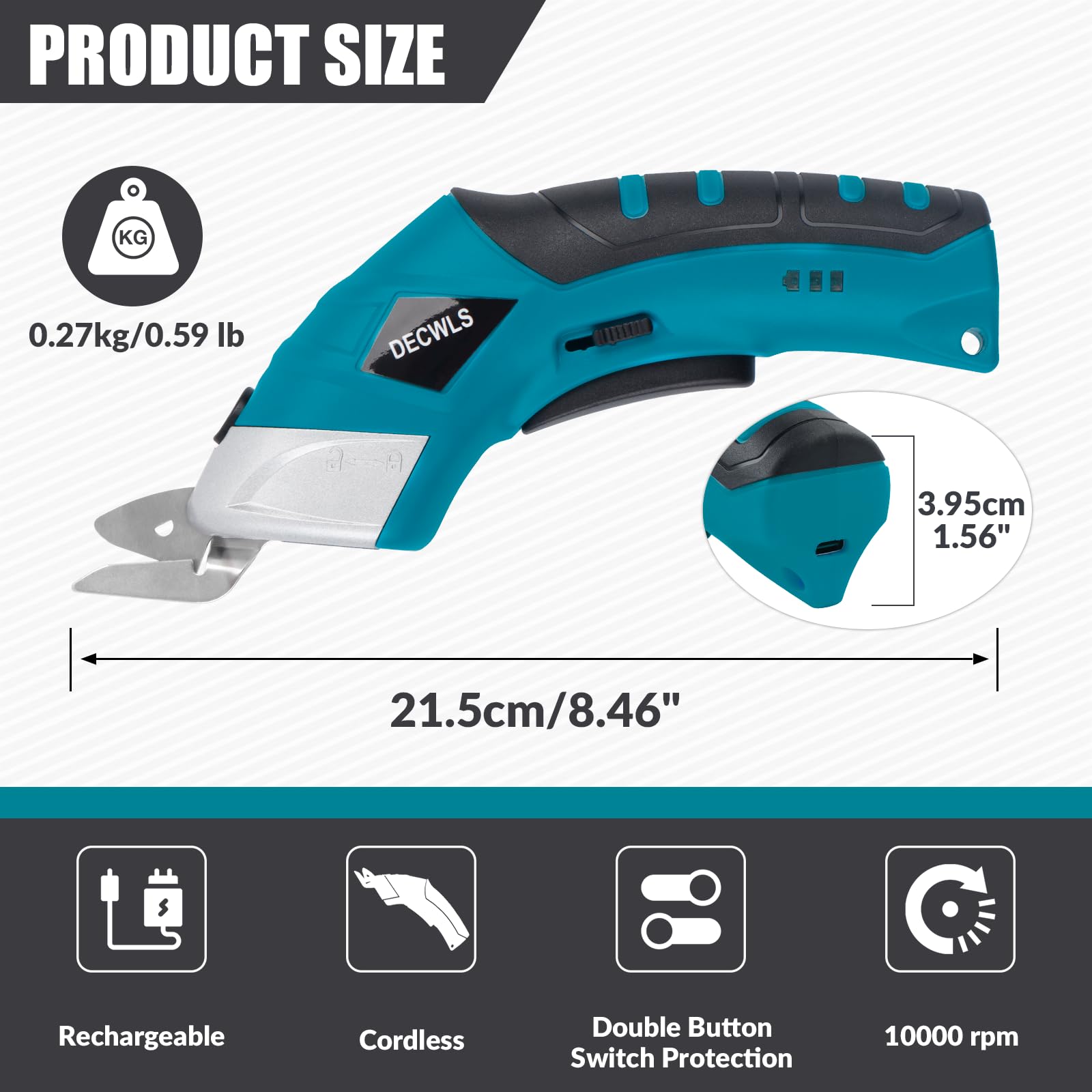 Decwls blade options with O- and D-blades for versatile cutting
