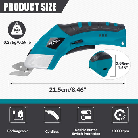 Decwls blade options with O- and D-blades for versatile cutting